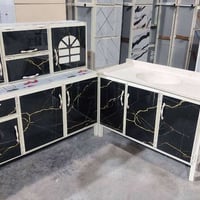 كاونتر ٣ قطع • سنك مرمر • تخفيضات