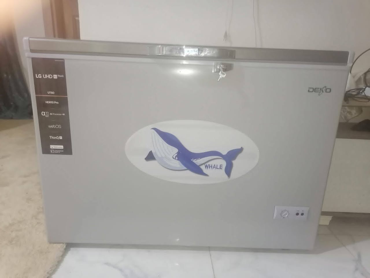 مكلف بالنشر
الثلاجه ٢٠٠
المجمده ٣٠٠
الغرفه ٢٥٠ عدا الجربايه 
الديوان عشر مقاعد ١٧٥
الغراض كله جديده ونضيفه وتجي وتشوف بنفسك 
العنوان الديوانية حي الجامعة 
للاستفسار التواصل على الخاص او
على هذا الرقم***********
