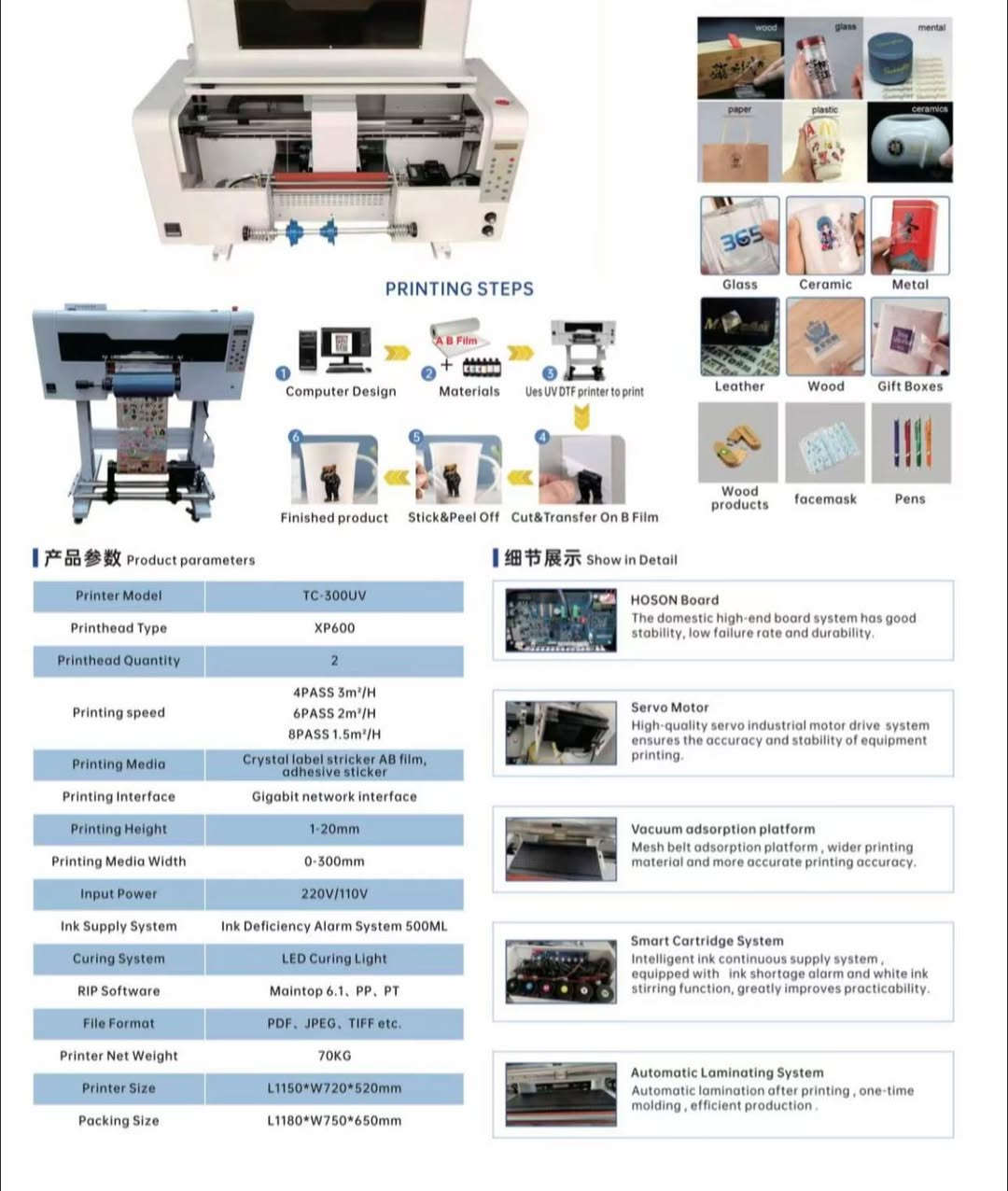 متوفر طابعات uv dtf   للاستفسار ***********
