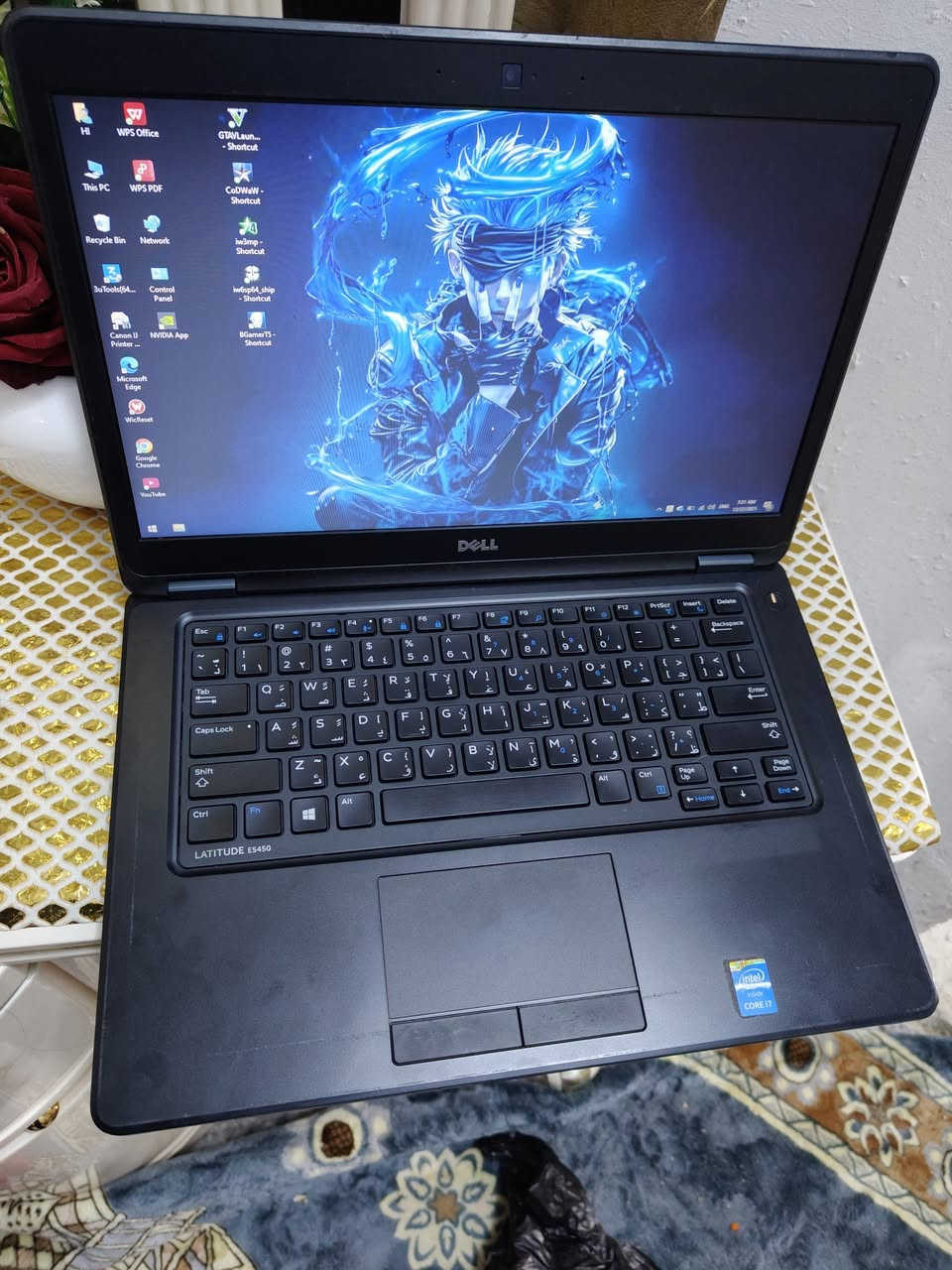 DELL
cori7 ge5 معالج 

هارد 512 ssd
رام 4 
كارت شاشه داخلي 4G
كارت شاشه خارجي NVIDIA GeForce 840M 2G العاب تصميم 
حجم 14.6  
بطاريه جيده
مكاني بغداد 
متواجد فقط اتصال أو  وواتساب 
سعر 150 قفل + ملاحضه 149 مترهم 🌹
رقم ***********
