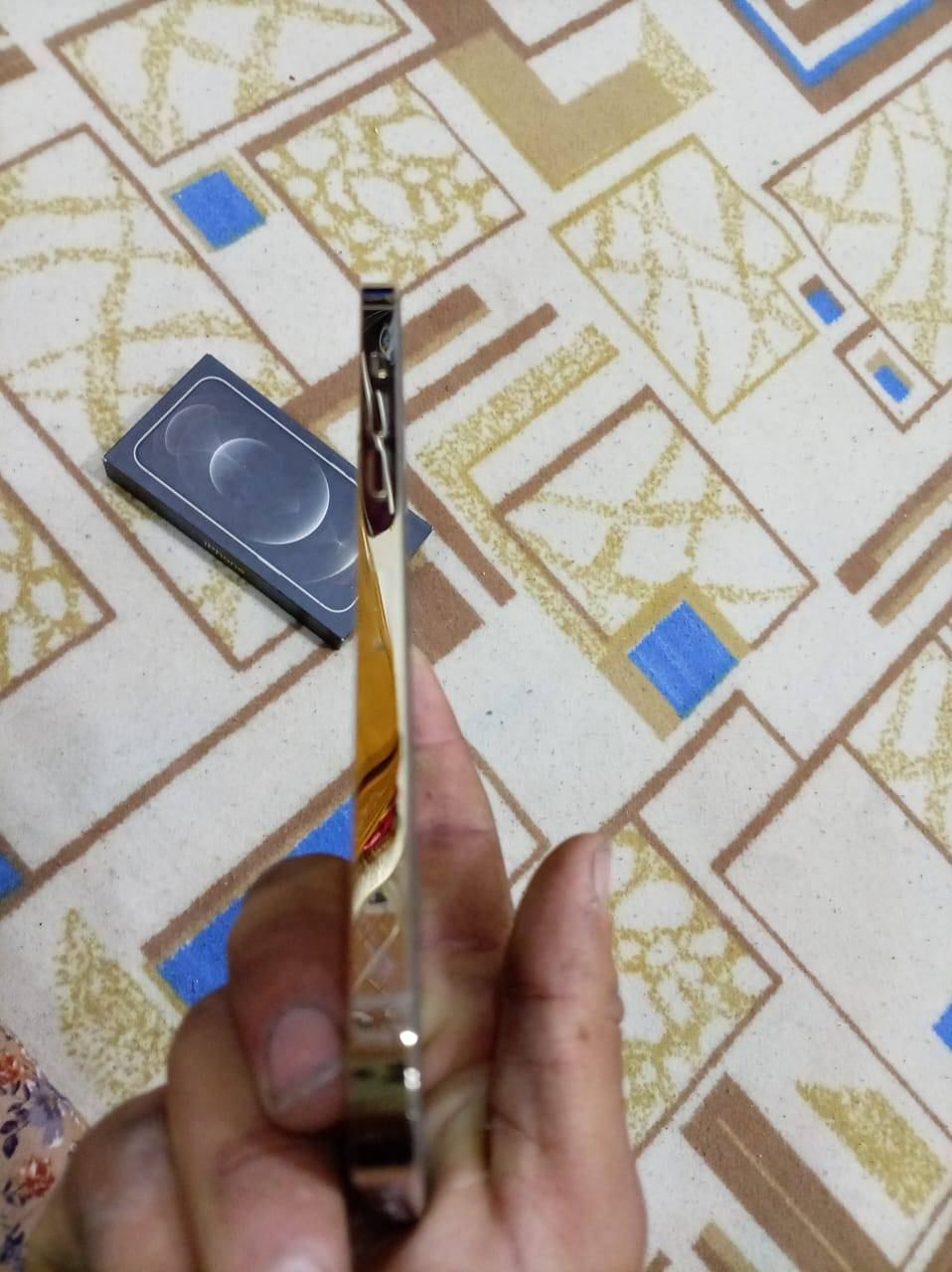 السلام عليكم ايفون12برو ماكس بطاريه 89ذاكره256نضافه 100 السعر 500وبي مجال نموذج M عنوان النجف  ***********
