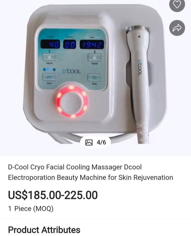جهاز D-Cool للعناية بالبشرة، وهو جهاز تجميلي يستخدم تقنية Electroporation (التثقيب الكهربائي) وتبريد/تسخين البشرة لتجديد شبابها 

الوظائف الرئيسية 
يستخدم الحرارة لفتح المسام وتسهيل امتصاص العناصر الغذائية، ثم التبريد وإغلاق المسام وحبس المواد المغذية.

الفوائد يساعد في شد البشرة، تقليل التجاعيد تقليص المسام، وتعزيز الدورة الليمفاوية.

الاستخدام يمكن استخدامه لعلاجات الوجه بعد

الرعاية لتهدئة البشرة وتسريع عملية
سعر تواصل خاص


**إذا كنت صاحب هذا الإعلان وتريد حذفه لأي سبب، رجاءا أرسل رسالة إلى الدعم الفني**