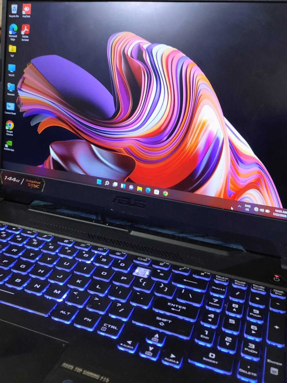 💻 للبيع: ASUS TUF Gaming F15

✅ المواصفات:
الشاشة: 15.6 إنج IPS FHD (1920×1080)
معدل التحديث: 144Hz
المعالج: Intel Core i5-11400H
كرت الشاشة: NVIDIA GeForce RTX 2050
الرام: 16GB DDR4 3200MHz
التخزين: 512GB SSD

✅ مناسب للألعاب، الدراسة، التصميم، والبرامج الهندسية.

✅الحالة:
الجهاز شغال بكفاءة وما بيه أي مشاكل بالأداء.
بيه دكمتين مشلوعات.
ويجي وياه الكيبورد الأصلي كامل هدية.
السعر: 650 وبيها مجال. 
مكاني كربلاء حي الحر. 
للتواصل على الرقم: ***********
