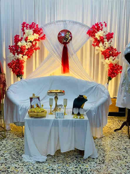 كوشات روز للايجار✨
كراسي عظم عاج ايجار✨

موقعنا 
التاجي، 24 ابو عظام 
قرب مطعم دجاج العائلة✨

***********✨
***********✨
