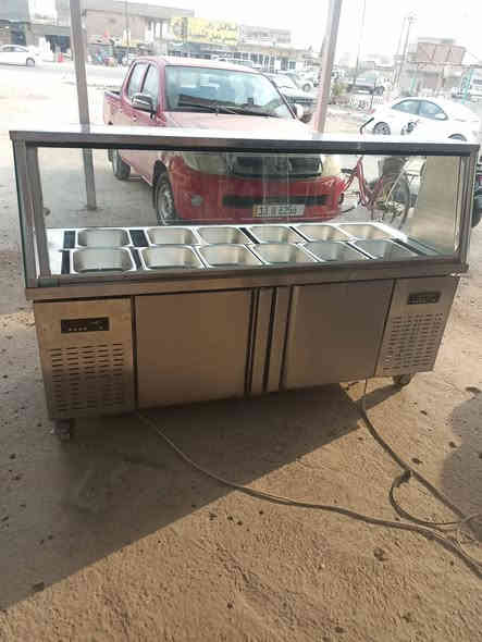 عارضة تصلح اللحوم. وال مقبلات
من رخصة الادمن عارضه قياس مترين كامله مع 12 بلانك كبير
تحتوي على غرفة خزن تجميد تبريد
العنوان بغداد جسر ديالى الكرغوليه خلف محطة الوقود شارع ماركة الهدي
الاستفسار الاتصال *********** علمنا
