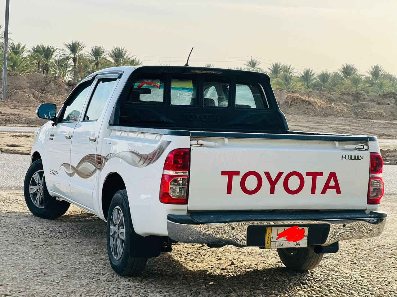 السعر 169$
هايلوكس 2013 كير عادي سياره جديده كلش وجاهزه من كلشي تبريد ثلج تدفئه شغاله حداديه وصدر بالباكيت 

سياره مكفوله كفاله عامه عدى الصبغ الموضح بالبدي

رقم بابل سنويه مجدده مشروع وطني رقم الدولي 
السعر 169 

***********
