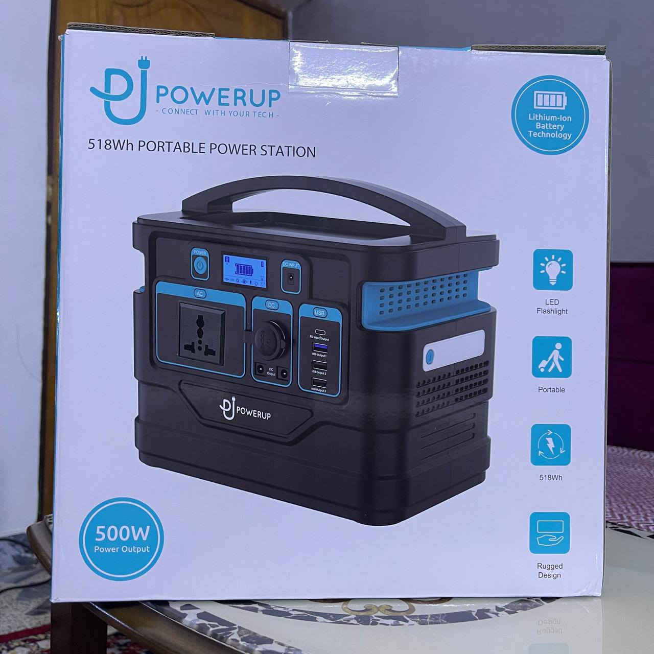 بورستيشن بسعة اكبر 500 واط 
سعة ضخمة 518Wh مع بطارية ليثيوم آيون متطورة تمنحك تشغيل آمن وموثوق
لأجهزتك الكهربائية
ضوء LED مدمج
تصميم قوي ومتين يتحمل أقسى الظروف والبيئات القاسية
3 خيارات للشحن:
الطاقة الشمسية
شحن السيارة
الكهرباء المنزلية
قوة إخراج 500 واط لتشغيل أجهزة متعددة سواء بالبيت أو بالرحلات

السعر 150 الف


**إذا كنت صاحب هذا الإعلان وتريد حذفه لأي سبب، رجاءا أرسل رسالة إلى الدعم الفني**