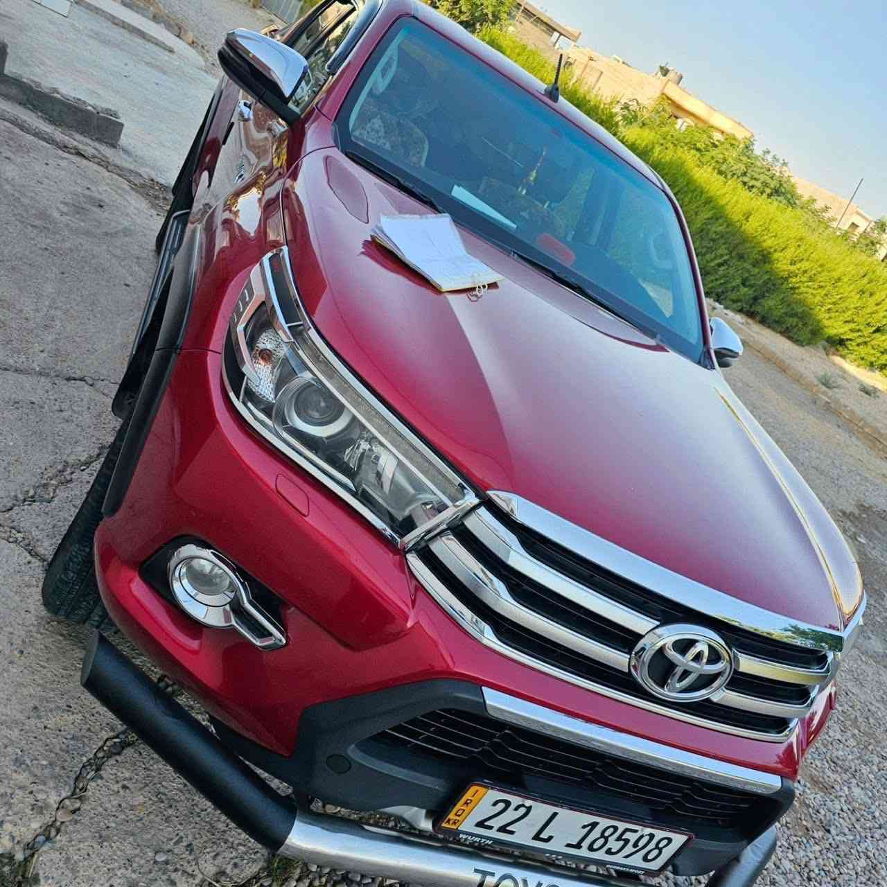 تويوتا هايلوكس 2018
فول مواصفات
كير أوتوماتيك
مكينة ديزل (كاز)
السيارة مكفولة من الدعامية للدعامية
بيها رصعة صغيرة بالبنيد
بصمة تشغيل
بصمة أبواب
فور ويل
زراكات لايت
تحكمات ستيرن
لايت عدسات زينون
مكينة شرط لا تبخير ولا تنقيص
أنشط من البنزين
سنوية جديدة
رقم جديد لحد 2029

📞 للاستفسار: ***********

🔴 الشراي يتصل

#هايلوكس #تويوتا_هايلوكس #سيارات_للبيع #ديزل #فورويل #سيارات_العراق #Iraq_cars_kd
