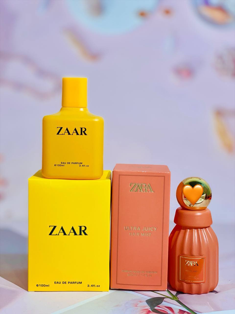 جمعنا لكِ أفخم ثنائي للعناية والجاذبية.. عطر الجسم المركز مع هير مست (معطر الشعر) لحماية شعركِ وبقائه فواحاً طوال اليوم 🎀:

عطر ZAAR الفاخر 🧴 (حجم 100 مل) - تركيز وثبات عالي جداً.

معطر الشعر ZARA 💇‍♀️ (حجم 50 مل) - خفيف على الشعر ويعطي ريحة ونظافة تجنن.


**إذا كنت صاحب هذا الإعلان وتريد حذفه لأي سبب، رجاءا أرسل رسالة إلى الدعم الفني**