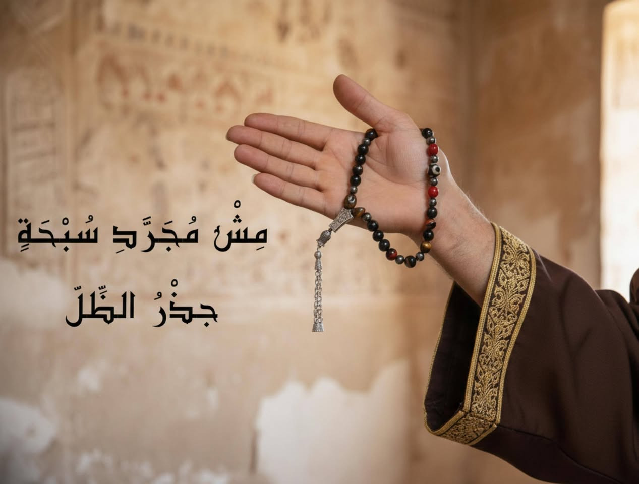 جذْرُ الظِّلّ
من سلسلة المقام
100 حجر طبيعي.
لا خرز ،
أونكس. عين نمر. هيماتيد. عقيق سليماني..عقيق احمر 
تركيبة صامتة.
قانون ثابت.
الظل لا يختبئ.
يُهيمن.
إصدار محدود للغاية.
#جذر_الظل
#AlMaqam
#MeshMogaradSebha
#UltraVIP
#NaturalStones
#مش_مجرد_سبحة


**إذا كنت صاحب هذا الإعلان وتريد حذفه لأي سبب، رجاءا أرسل رسالة إلى الدعم الفني**