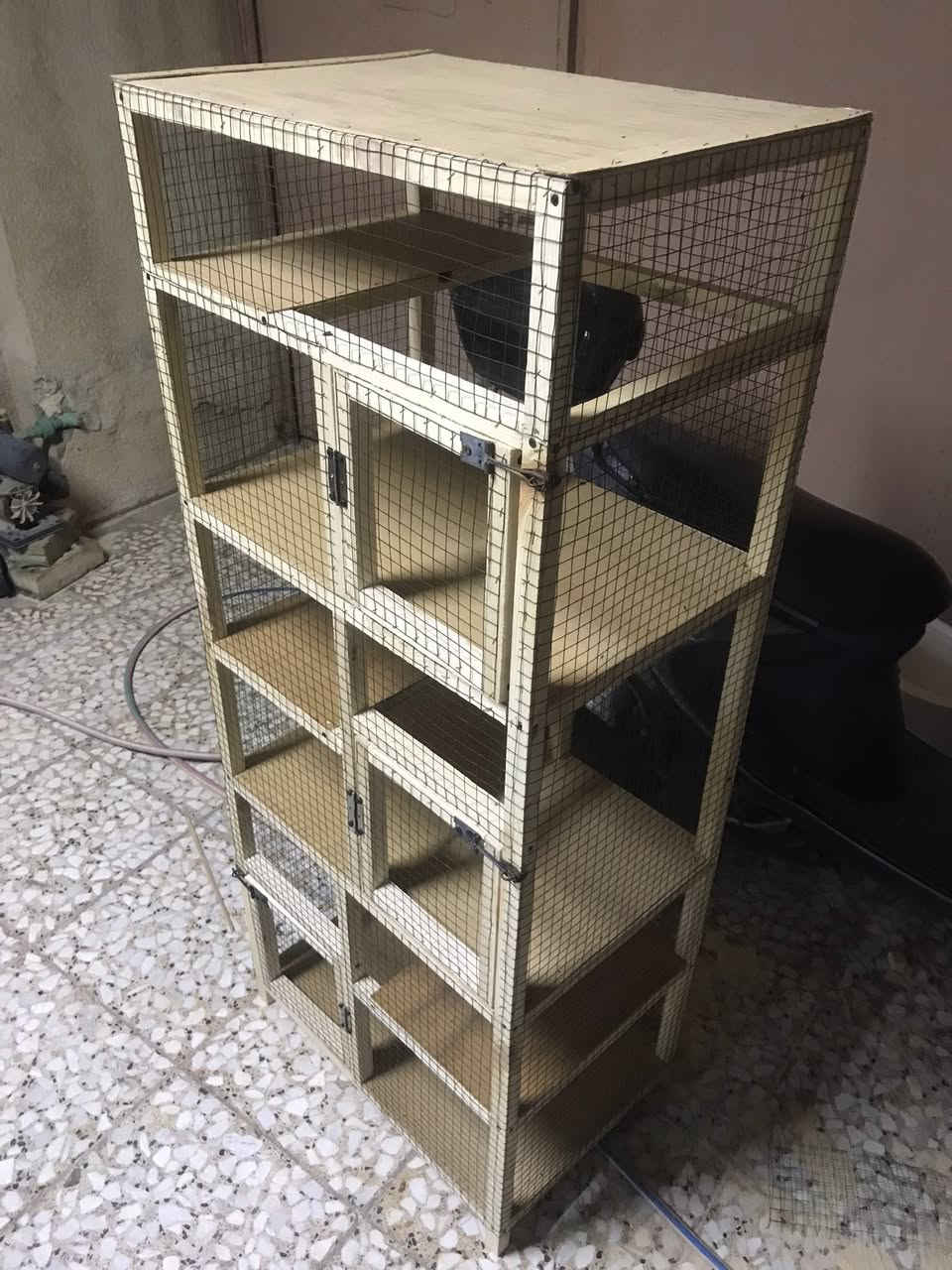 يا الله
متاح قفص ابو3خانات جديد الارتفاع الكلي متر و45 سم والعرض60 والنزال40كل خانه بيها رف/كربلاء حي الانتفاضه الثانيه


**إذا كنت صاحب هذا الإعلان وتريد حذفه لأي سبب، رجاءا أرسل رسالة إلى الدعم الفني**