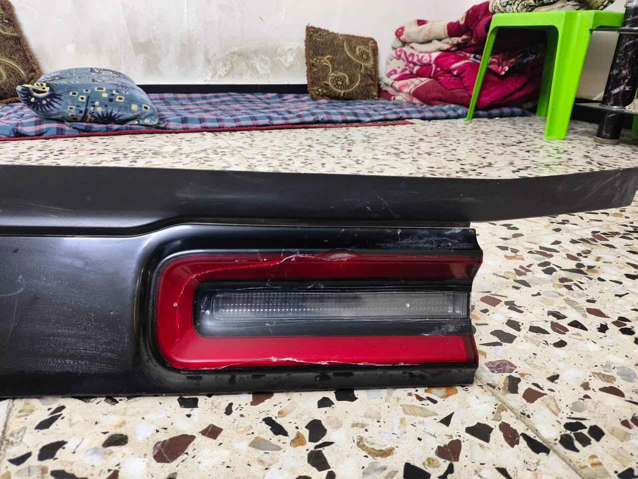 سلام عليكم
مسطرة جالنجر نضيفة بيهة فطر بسيط ب زاوية ميطبب تراب ولا شي مكاني بغداد الدورة السعر 100 دولار قفل 
 ‪***********‬
