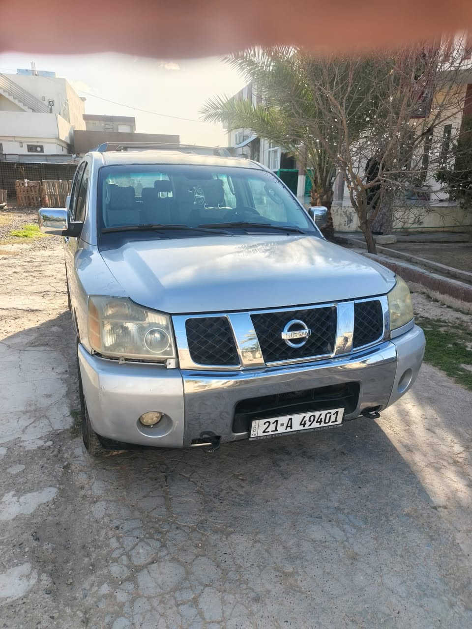 للبيع نيسان ارمادا موديل 2004 بدون صبغ رقم سليمانيه دولي السعر 90 وبيها مجال ترهم اقساط وترهم نقد وكلشي بسعرو  حسب الاتفاق 
مكان السياره صلاح الدين العلم
للاستفسار الاتصال على الارقام التاليه
***********
***********
