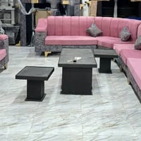 طقم كنب 9أشخاص • خشب شوح • قماش مرمره مخمل