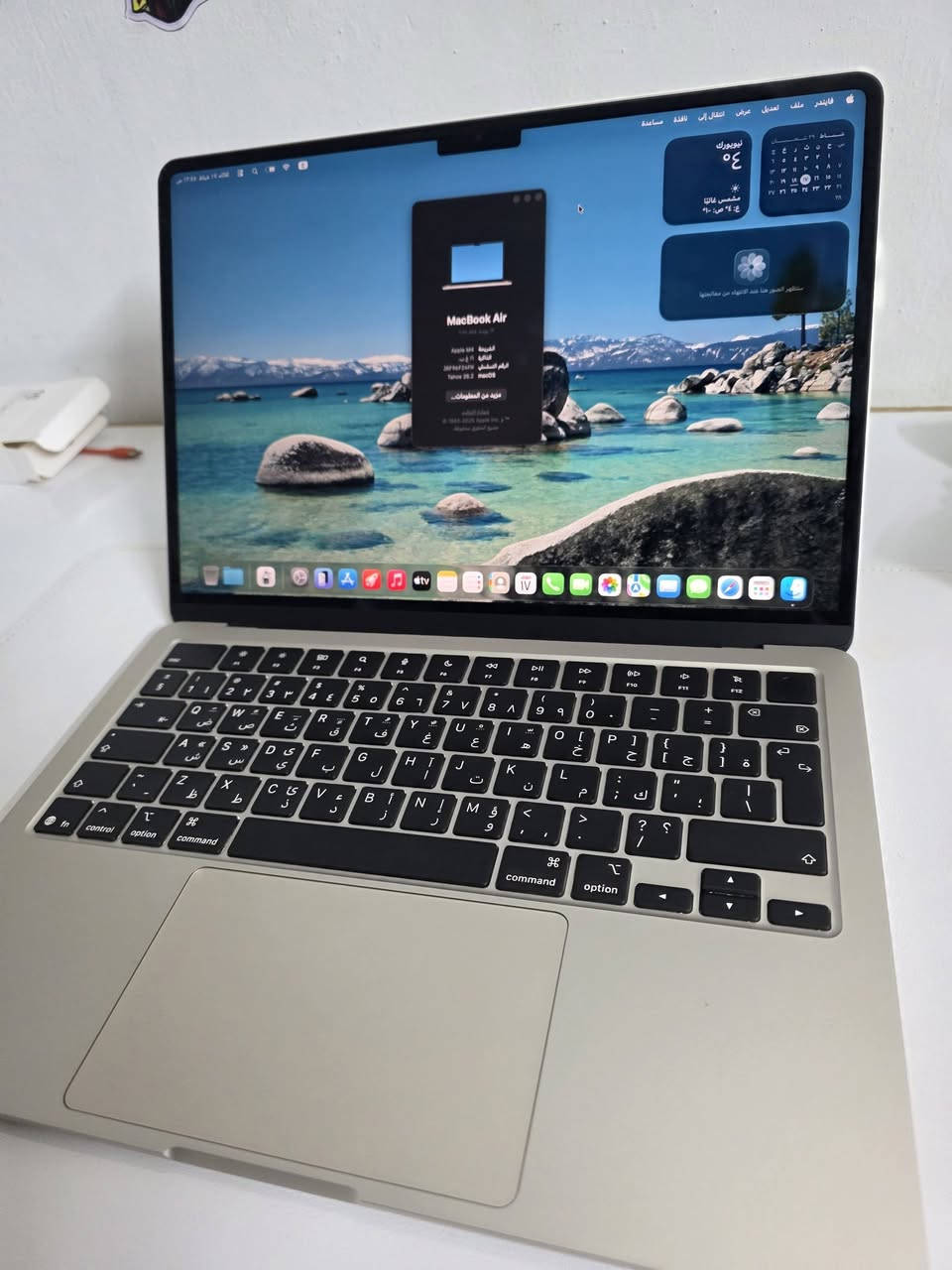 سلام عليكم
ماك بوك اير M4 2025 
رام 16g 
هارد ssd 256 
حجم شاشة 13.6 
بطارية 100 مشحون 7 مرات فقط 
لون ذهبي مميز 
السعر 1300الف فقط ضمان سنتين 
مكاني بغداد البياع حي التراث 
رقمي ***********
