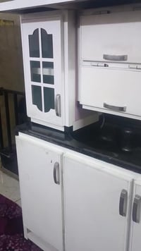 كاونتر تزكام ٥قطع كلش نظيف الكاونتر ٣,أمتار مع ملحق ٣امتار السنك متر و...