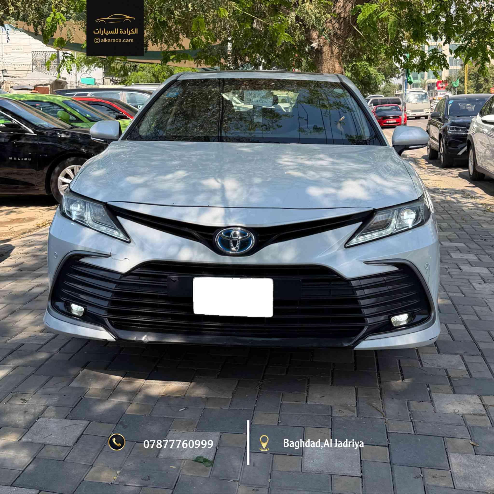 _ النوع: [ Toyota camry GLE hybrid]
_ الموديل: [2023]
_ الكيلومتر: [60,000 كم]
_  وارد خليجي : [ بيها ضربة بالعراق البنيد مصبوغ] 
_السعر: [34,000,000 د.ع / اربعة و ثلاثين مليون ]
_ الموقع: بغداد – الجادرية 
_ للاستفسار: ***********⁩⁩ ⁨⁩

