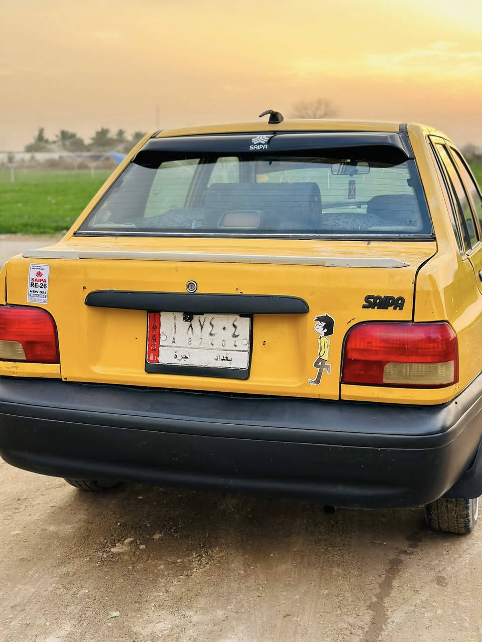 السلام عليكم سياره للبيع موديل 11مصفره هيه وغرامه كير محرك شرط تبريد تدفئه شغالات السياره صدر جديدي تايرات جدد دوشمه كلشي جديد مال جناي السياره نضيفه كدام عينك مكاني صلاح الدين مكيشيفه السعر 28 وبيها مجال الموشراي لايدخل رقمي ***********
