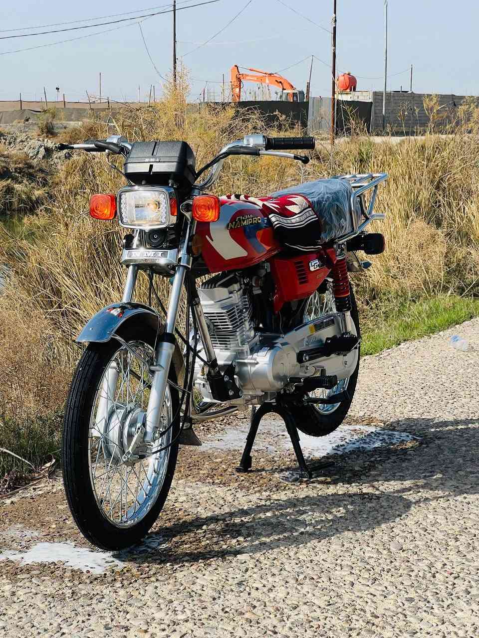 سلام عليكم دراجه شاصي نامه متياز 18 اوراق شرط الترقيم دراجه بعده علا السحك صارله يومين معمره كله شلامجه اصلي سعره مليون و 400 وبيه مجال حك الجيه *********** وتساب
