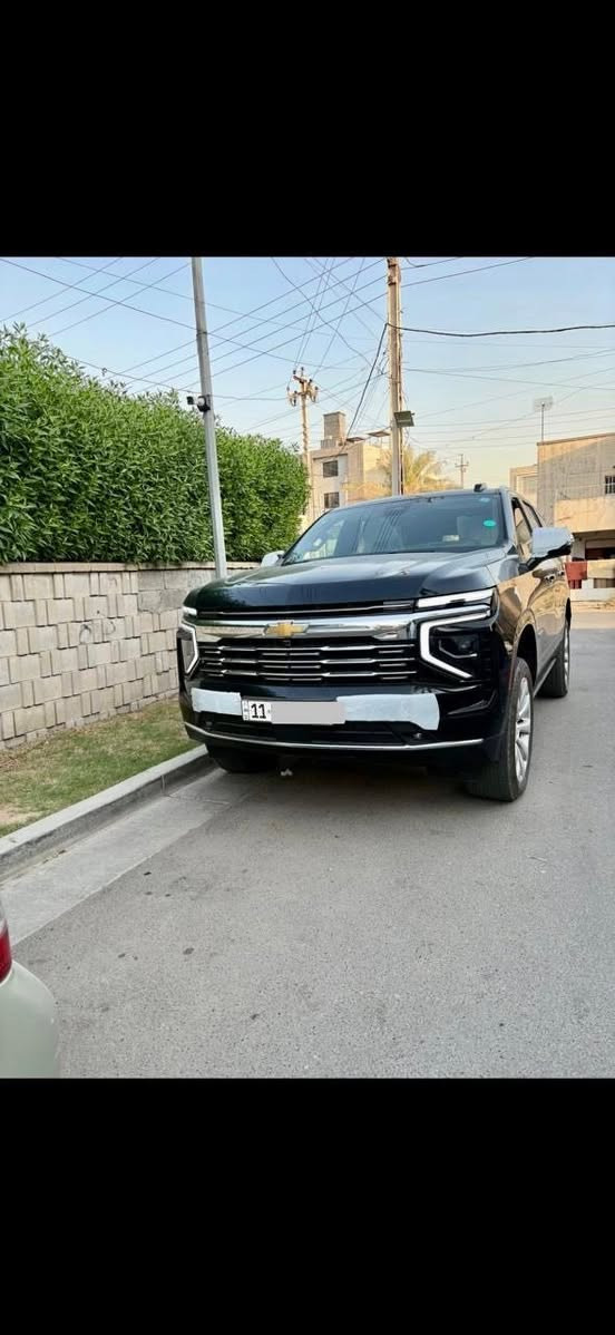 CHEVROLET TAHOE PREMIER
شوفرليت تاهو
موديل 2025 لوووك فول الفول
تحويل مباشر ب اسمي سنويه
فوول مواصفات جگات
شيفروليت تاهو بريمير وكالة خليجي (( ضمان شركة منصور )
‎الموديل : 2025( خليجي )
‎اللون : اسود 
ماشيه : 10 الاف كم 
السعر : 69.500 $

سياره مكفول كفالة عامة
بدون صبغ بدون حادث
كل غراض بلادي موجود 
‎جكات كهرباء
‎ جكات تصعد وتنزل 
‎اربع كامرات
‎حجم المحرك : 5300 Cc
‎عدد الاسطوانات : 8 اسطوانات ( 8 سلندر )
‎المواصفات : 
‎* سقف بانوراما 
‎* المقاعد كهربائية تدفئة و تبريد
‎* مقصوره الركاب من الجلد الفاخر + خشب ملكي 
‎* شاحن وايرلس لاسلكي
‎* نظام الرؤيه : 5 كامرات رؤيه شامله ( BIRD VIEW )
‎* نظام التعليق مستقل
‎* كشنات ميموري خزن
‎* نظام الصوت BOSE سماعات عدد 10‎
* دوسات كهرباء + اناره LED
‎* نظام سحب مقطوره تحكم كامل + كامرة لرؤية المطوره
‎* داتا شو
‎* تشغيل بعد 
‎* بصمات 
‎* تحديد مسار 
‎* لد امامي 
‎*مري شفط 
‎* 4 كامرات 360 درجه 
‎* رادار 
‎* جنطه ذكيه بلقدم تنفتح وتنسد 
‎* ويل كروم 22 حجم وعليها تخم تاير 
‎* شاشات خلفيه 
‎* جميع الكشنات كهرباء
‎* كشنات تدفئه تبريد 
‎* دوسات شفط 
‎* شاحن واير ليس
‎* ثلاجه 
‎* جميع المقاعد يوجد مخارج يوبي اس
بغداد / المنصور
***********

