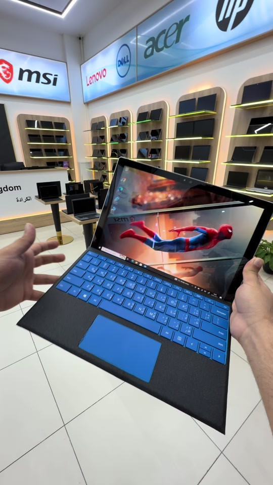 لابتوب من شركة مايكروسوفت سيرفس برو4  معالج cori5th6 هارد256gb ورام 8gb  حجم شاشة 13.5 انج  بسعر 250الف والتوصيل مجاني  *********** ***********
