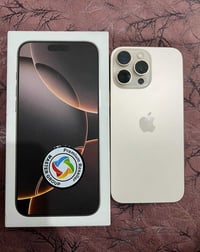 مراوس ايفون 16 برو ماكس ذاكرة 256 بطارية 100 عدد دورات الشحن 140 ضمان ...