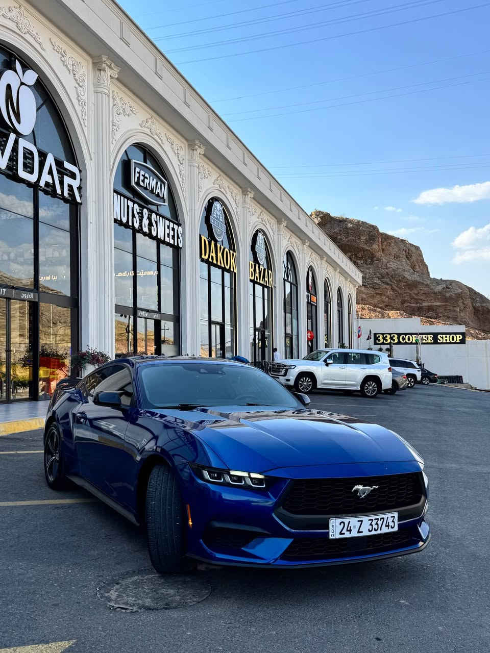 Mustang 2024 premium full 
واحد علا واحد فول فول 
لون مميز🪬
كوشنات هيتر + تبريت  +سكان تدفيه 
سياره  ماشيه 21 mil 
سيارة شاشه واحده 
رادار + حساس +كاميرا كدام  و من ورا 
تشغيل عن بوعد 
ضررر سيارة نص جاملخ خلفي +ملاحضه بل باب 
ايرباك بس توكمه 
سيارة مرقم دهوك تحويل ثاني يوم 
مكان سيارة ب زاخو 
🔥🔥260$🔥🔥 بي مجال بصيط 
☎️***********☎️ زاخو, دهوك
