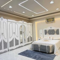 غرف نجارة عراقية • سرير ٦ أرجل • ٢٠٠×١٦٠ سم