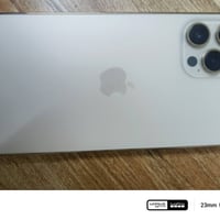 12 pro max مبدل شاشة اصلية ضمان بطارية 80 عيبه الوحيد بصمه الوجه عاطله...