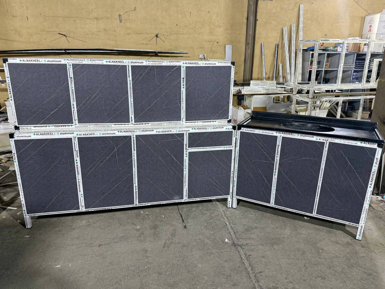 🔥🔥🔥

المنيوم فصال وليس السوكي ❌
 
القياس مترين ارضي وملحق ومتر وعشرين سنك مرمر 
السعر// 310 الف