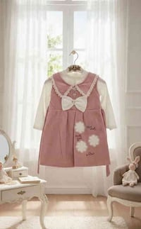 ✨ فستان بناتي أنيق وجديد ✨ موديل راقي بتفاصيل رقيقة يناسب طلّة الأميرا...