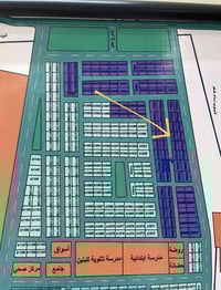 قطعة ارض للبيع طابو صرف باسمي المساحة 153متر  موقع مميز جداً  تبعد 100...