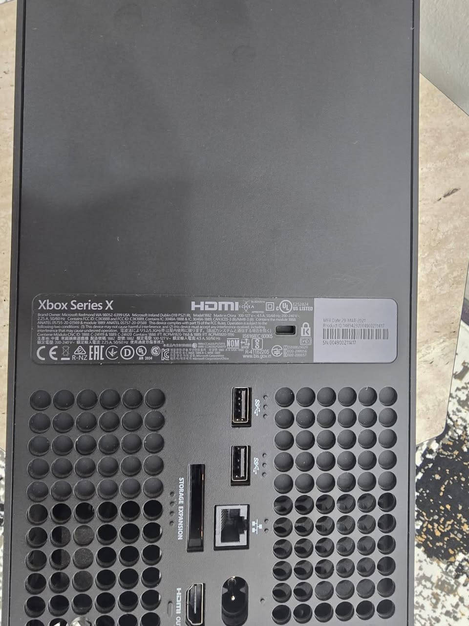 السلام عليكم
هايxbox series x موديل 2021 كلش نظيف وما فيها مشكله 
لم يتم فتح وهو جهاز قليل الاستخدام، ويضم عدة ألعاب.
 Red did redemption 2
GTA V
Assassin Creed Valhalla
ghost recon breakpoint
سعر 420$ ***********
