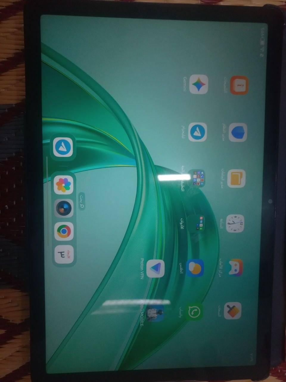 السلام عليكم
تابلت هونر Honor Pad X8a للبيع بي شخط صغير بالظهر 

الذاكرة : 128 و 4 عشوائية ،
 البطارية: 8300 ملي امبير تبقى وياك اكثر من 12 ساعة 
الشاشة: مقاس 11 إنش بتردد 90Hz 

السعر 170 الف وبي مجال 
مكاني حي النفط


**إذا كنت صاحب هذا الإعلان وتريد حذفه لأي سبب، رجاءا أرسل رسالة إلى الدعم الفني**