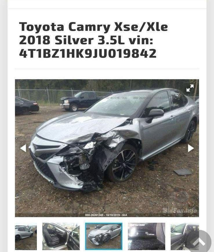 كامري 2018 xse 
وراد امريكي

150 ماشيه
 الف قابل للزيادة 
المكان تكريت 
Xse v6 3.5 
سقف بنوراما 
تدفئة كشنات
كشنات جلد
سستم JBL
العدادات في الاجامة الامامية امام السائق
قطعتين تبريد
كامرات 360 
حساسات 
——————————————————
رقم بغداد باسمي سنويه جديدة 

كير ومحرك مكفولات السياره مابيها مصرف 

جاملغ وبنيد جهة السايق  مبدلات بلادي 

سعر 175 وبيها مجال شي قليل 
***********
