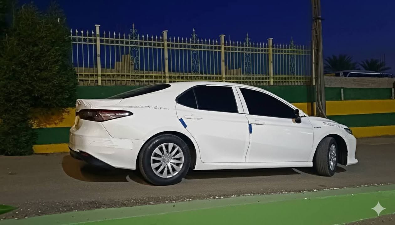 مكلف بالنشر 
كامري موديل 22 هايبرد 
خليجي تكسي مطار. مصبوغ حزام 
مرقم وكامل 
سعر 133 بيها مجال 
استفسار ‭٠٧٧٢ ٤٢٩ ٤٧٥٣‬ اتصال او واتساب 
مكان حله
