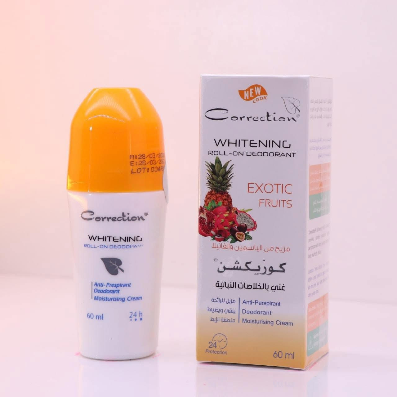 ‏  رول كوريكشن مانع تعرق ومبيض بنفس الوقت.... الوان جديده من الاعشاب والفواكه الطبيعيه🍏🍎🍐🍑🥭🥥🍇🍋🍊🍊#اصليه
معطر ومبيض بنفس الوقت
مضاد للتعرق ومفتح ويعمل على ازالة التصبغات
ويمنع ظهورها مجددا يؤمن حمايه طوال النهار
مناسب للبشره الحساسه وبي عطور حلوة
لا يترك اثر ع الملابس
مناسب للرجال والنساء...


**إذا كنت صاحب هذا الإعلان وتريد حذفه لأي سبب، رجاءا أرسل رسالة إلى الدعم الفني**
