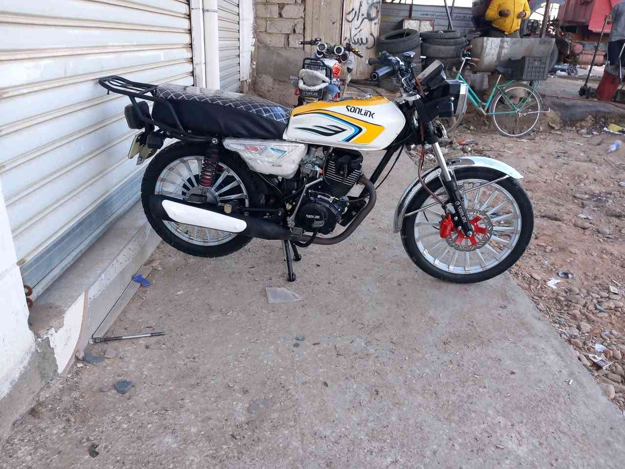 دراجه سيفان موديل 2025دراجه مكفوله كفاله اي نقص مابيها السعر ٧٥٠ وبيها مجال حك جيه الا ستفسار تصل على الرقم(***********)مكاني  ديالى قضاء الخالص ناحية هبهب
