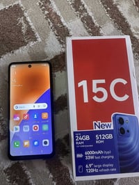ريدمي C15 ذاكرة 512 رام 24 الجهاز جديد مع ملحقاته السعر 170 مكاني المش...