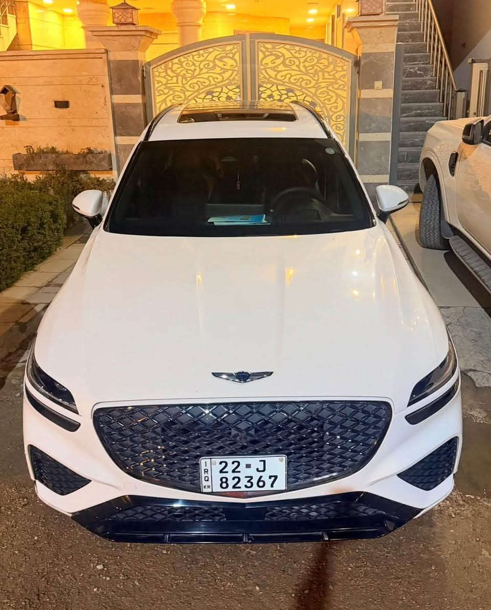 #جنيسس GV70  🔥
موديل : 2022
سعر 315 بيه مجال 
المحرك :V6 TWIN TURBO  
الحالة : جاملغ امامي وخلفي+باب صبغ
العداد :32 الف ميل  
المواصفات:فول برستيج 
ابيض داخل احمر واسود 
بصمه+بصمه ابواب 
وضعيات قياده 
تشغيل عن بعد
اوتو بارك 
كشن مساج 
كشنات خزن 
 كشنات كهرباء
كشنات حار بارد
شحن لاسلكي 
4كامرات 
ترحيب 
ستيرن كهرباء 
بانوراما 
عداد إلكتروني 
رادارات اماميه خلفي 
نقطه عمياء 
فورويل 
أناره داخليه ليد 
لد امامي +لايت زينون 
شاشة ايباد
كاميرا
نظام صوت 
اشارة مرايا
تحديد سرعة
بغداد كرخ 
***********
