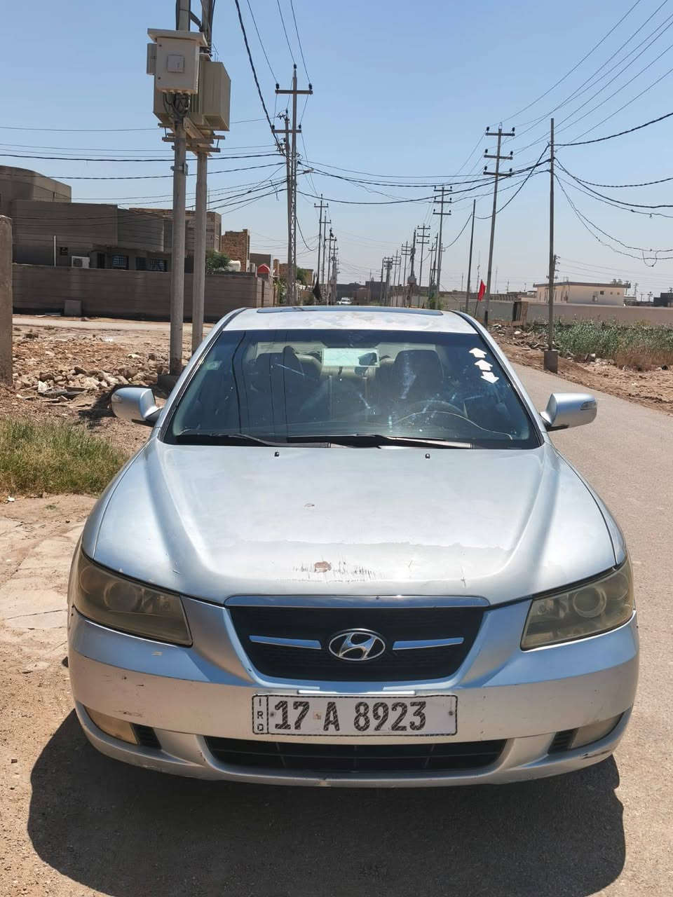 السلام عليكم 
سوناتا للبيع
موديل 2007 خليجية 
السعر 88وبيها مجال 
رقم مثنى انكليزي سنوية وهزة جدد
محرك2000 وكير وتبريد كفالة
صبغ حزام اثر جراد(مكفولة من الضربة والتبديل فقط صبغ حزام اثر جراد)
(شواصي لغود حوض تكم قمارة كفاالة)

*الباب الخلفي بي خياس
*تحتاج حدادية صدر  
عنوان/ديوانية ..ناحية الشافعية 
***********

