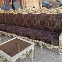 ديوان رئاسي كلاسيك • نظيف • خشب عراقي