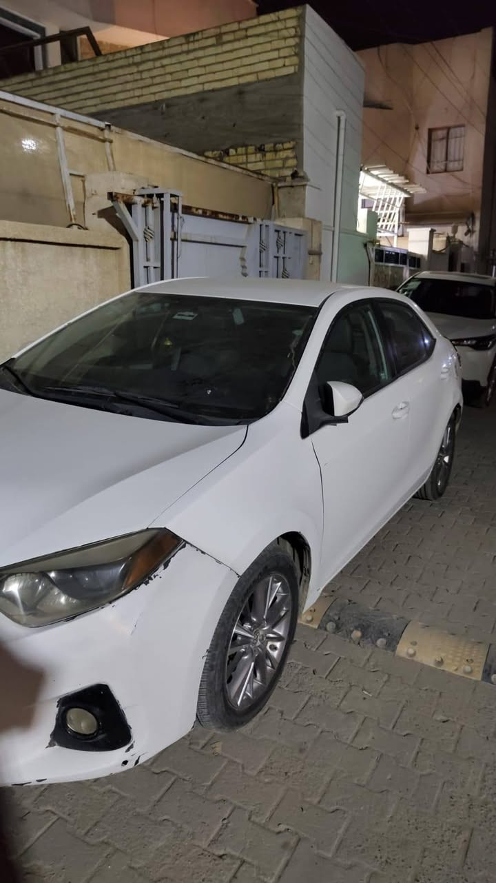 كورلا 2014 وارد امريكي
ضررها جاملغ جاملغ ودعاميه مصبوغ السايق  محرك 1800 
كير ومحرك مكفول 
رقم الماني السنويه غير منتهيه والسنويه بسمي
المكان بغداد ورقمها بغداد 
السعر 130
الرقم للتواصل ***********
