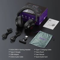 سماعة ألعاب • EKSA E900X • لاسلكية 5.8GHz