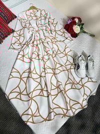 فستان كلوش • هوريم دابل تركي • مقاسات ٣٨-٤٦