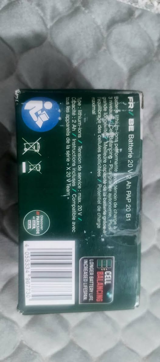 السلام عليكم بطاريات بارك سايد جديد 
سعر القطعة ١٠الف يوجد توصيل


**إذا كنت صاحب هذا الإعلان وتريد حذفه لأي سبب، رجاءا أرسل رسالة إلى الدعم الفني**