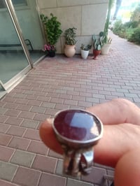 محبس ياقوت افريقي قديم قياس 24التواصل 07824251511