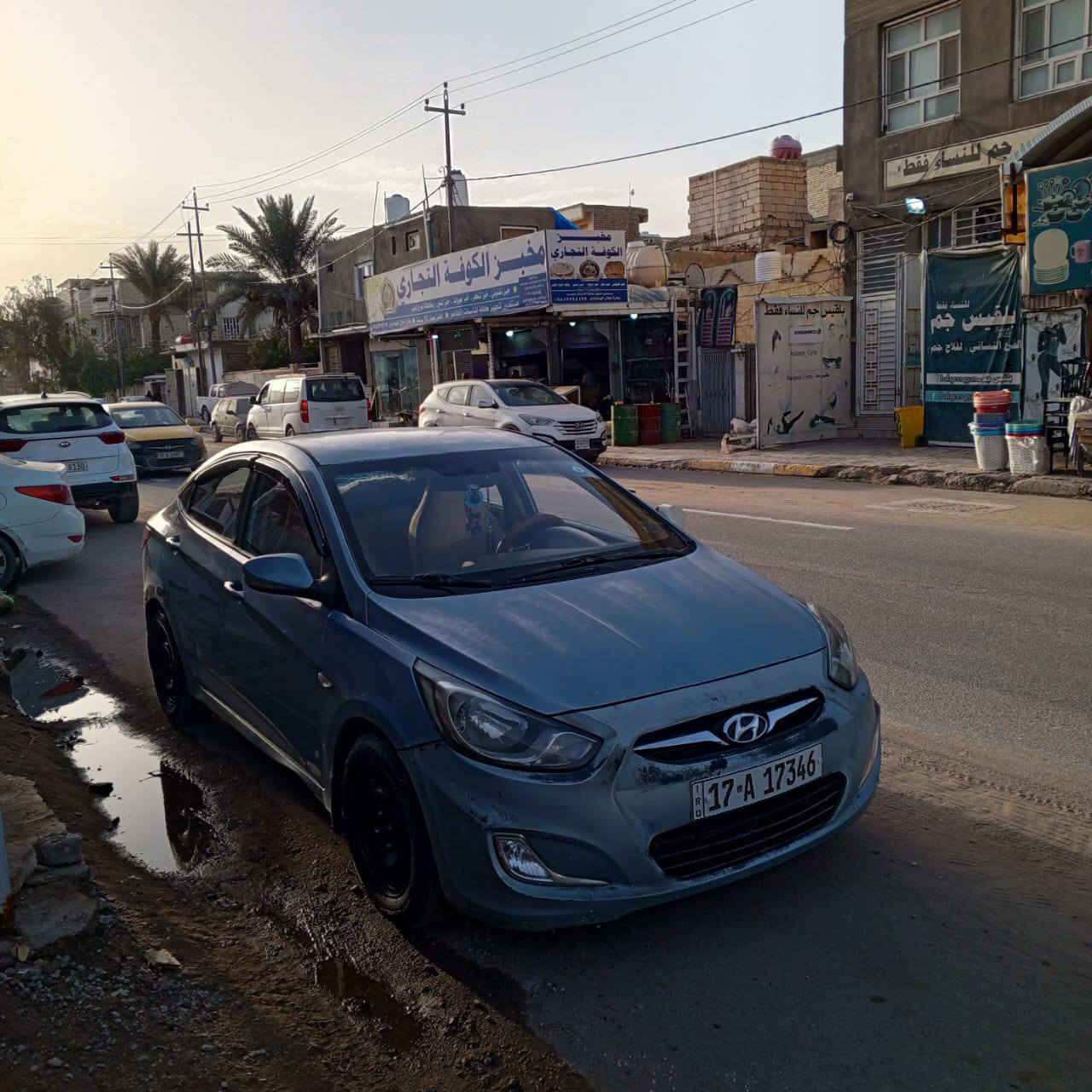 اكسنت خليجي محرك 1600 موديل 2012 كير محرك حداديه تخم تاير تبريد تدفئة كهربائيات كل شي شغال 
سنويه بأسمي تحويل مباشر بأسم المشتري مكاني نجف كوفه سعر 75 وبيها مجال قليل رقم الموبايل ***********
