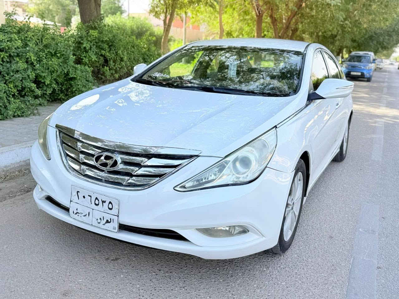 سوناته موديل 2011سعر 98قابل التفاوض خليجي مكفوله من ضربه بيه رشات صبق بصيطه مواصفات شاشه كبيره كامره دواره تحكم استيرن مثبت سرعه داخل بيجي حساسات أمامي  خلفيه محرك وكير مكفولات محرك 2400دوش  تبريد ثلج قطعتين تبريد منضومه غاز ٦٠ التر انسه صرف حداديه ربل جديده تخم تاير مكان سياره كربلاء المقدسة الاستفسار ***********
