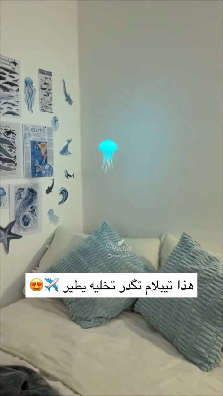 عروض عروض رأس السنه 😍

الاستخدامات

إضاءة ليلية مريحة لغرف النوم وغرف الأطفال

قطعة ديكور فنية للمكاتب، الطاولات، وغرف المعيشة

مثالي للاسترخاء وتهيئة أجواء هادئة قبل النوم

مناسب للاستخدام في المقاهي، الزوايا الهادئة، وغرف الجلسات

هدية مميزة لمحبي الديكور العصري والإضاءة الهادئة

المميزات

تصميم مبتكر على شكل قنديل بحر مع مجسات متحركة تعطي تأثير سباحة واقعي

إضاءة LED متغيرة الألوان (Colorful Dynamic Light)

حركة ميكانيكية داخلية ناعمة تضيف إحساسًا بالحياة والحركة

ضوء ناعم غير مزعج للعين، مناسب للاستخدام الليلي

يعمل ببطارية داخلية قابلة للشحن عبر USB

جهد التشغيل: DC 5V  1A

سعة البطارية: 500mAh

يعمل لفترة جيدة عند الشحن الكامل

زر تحكم لتشغيل الإضاءة وتغيير الألوان والحركة

إمكانية الاستخدام على الطاولة أو التعليق باستخدام الحبل

الملاحظات

يفضل شحن المصباح بالكامل قبل أول استخدام.

لا يُعرض للماء أو الرطوبة

الألوان قد تختلف قليلًا حسب الإضاءة المحيطة

التوصيل بغداد 3 الاف باقي المحافظات 5 الاف

السعر: تواصلو مع ***********
